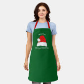 Popular Santa Christmas Cookie Baking Crew Schort (Gedragen)