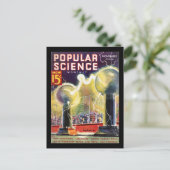 Popular Science Monthly, november 1936_Pulp Art Briefkaart (Staand voorkant)
