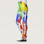 Populära samiska mönster leggings (Links)