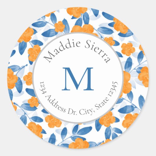 Populations d'aquarelle et étiquettes Motifs Feuil (Devant)