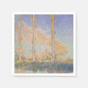 Populieren, impressionistisch landschap, Claude Mo Servet