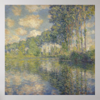 Populieren langs de Epte - Monet