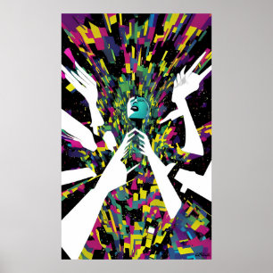 Populist op het podium van Bombastia Poster