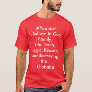 Populistisch conservatief shirt