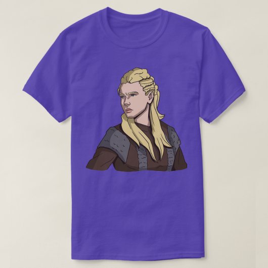 POPVERSE Vikings Lagertha Shield Maiden T-shirt (Design voorkant)