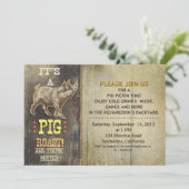 porc rôti vieilles invitations vintages (Debout devant)