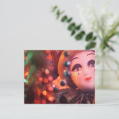 Porcelain Clown Carte postale personnalisée (Debout devant)