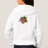 Porcelain Inspired Floral  Hoodie (Dos)