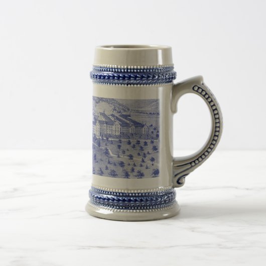 Porcelain Stein - Gepersonaliseerd Bierpul (Rechts)