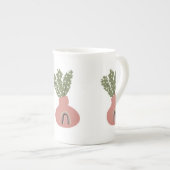 Porcelaine Tasse Spéciale Pot de Fleurs en Terracotta Arc-en- (Devant droit)