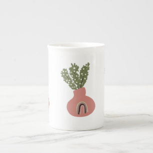 Porcelaine Tasse Spéciale Pot de Fleurs en Terracotta Arc-en-
