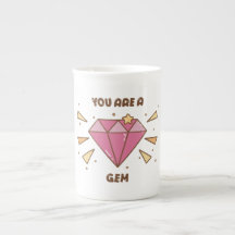 Vous êtes un trésor Mignonne tasse motivante en ge