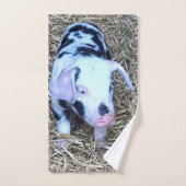 Porcelet adorable (Serviette à main)