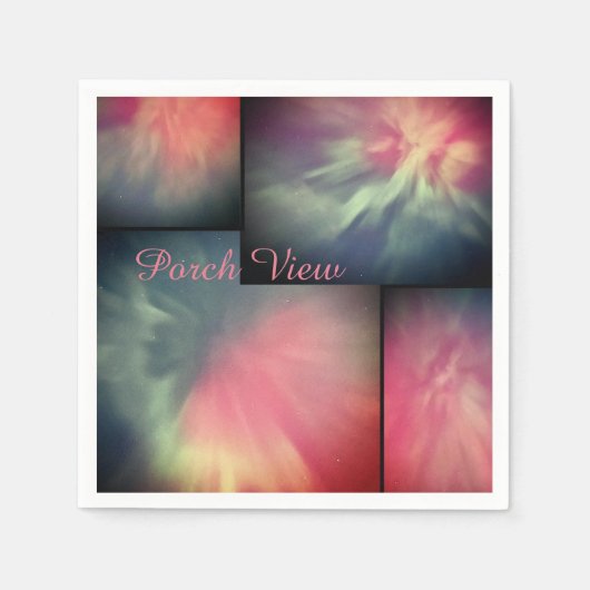 Porch Uitzicht / Corona / Papier Servet (Voorkant)