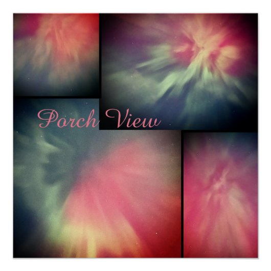 Porch Uitzicht / Corona / Perfect Poster (Voorkant)