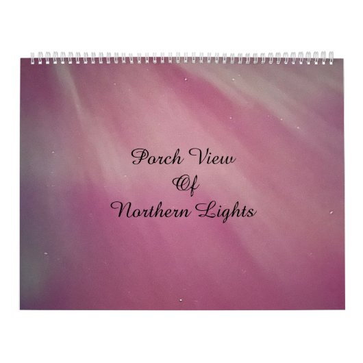 Porch Uitzicht van het noorderlicht / One / Kalender (Hoes)