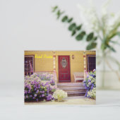 Porche avant fleurie Carte postale (Debout devant)