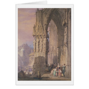 Porche de cathédrale de Ratisbonne