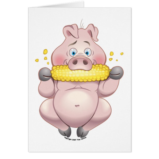 Porcin rose de BBQ de maïs (Devant)