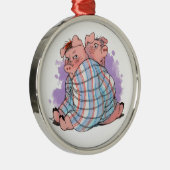 Porcs dans un ornement couvrant (Droite)