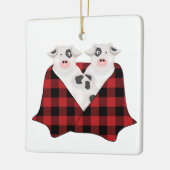 Porcs dans un ornement de couverture (Gauche)