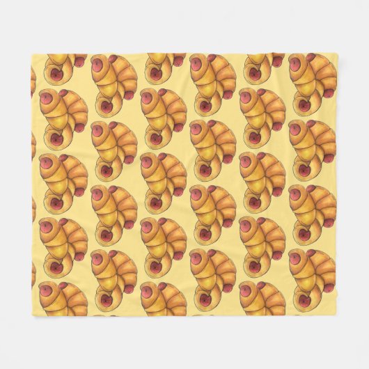 Porcs dans une couverture Croissant Rouleau Hot Ch (Devant (Horizontal))