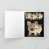 Porcs de cartes de voeux (Intérieur)
