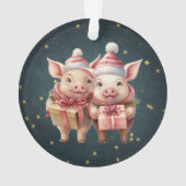 Porcs de Noël vintage (dos)