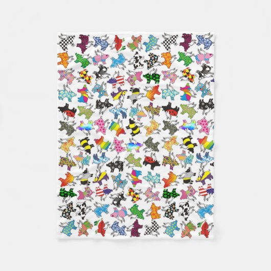 Porcs de vol sur une couverture d'ouatine (Devant)