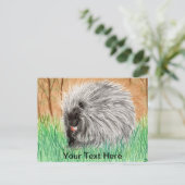 Porcupine Briefkaart (Staand voorkant)