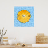 Porcupine Fish. Poster (Keuken)