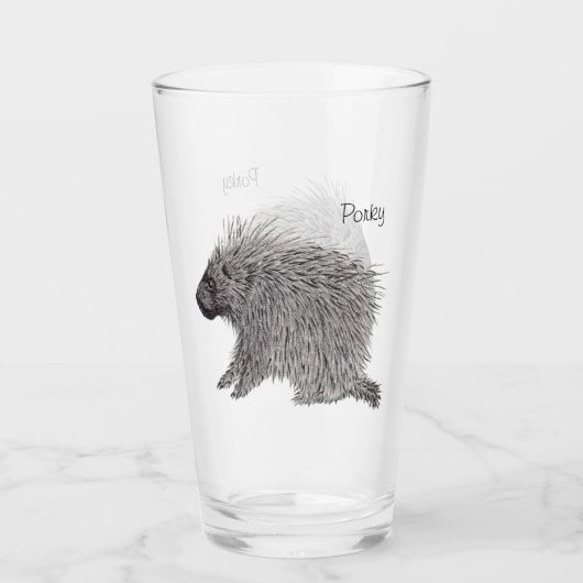 Porcupine Glas (Voorkant)