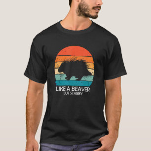 Porcupine Hugger Design voor egel-stekelbedekking T-shirt
