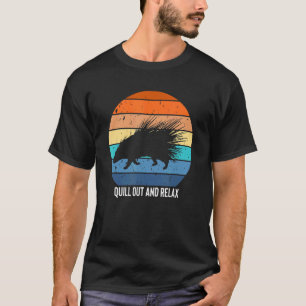 Porcupine Hugger Design voor egel-stekelbedekking T-shirt