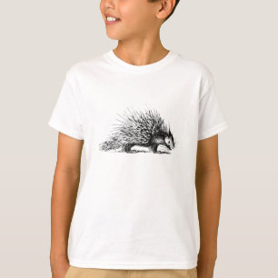 Porcupine Illustration - Porcupines 1800 T-shirt