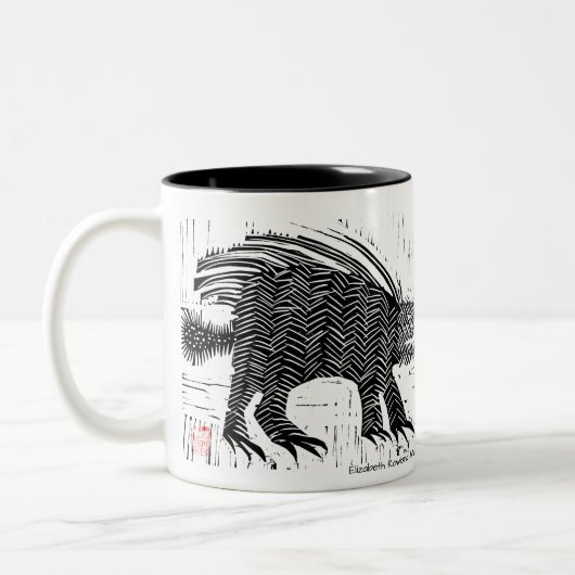 Porcupine-mok Tweekleurige Koffiemok (Links)