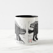 Porcupine-mok Tweekleurige Koffiemok (Center)