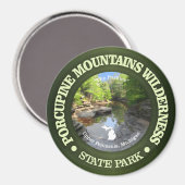Porcupine Mountains Wilderness SP Magneet (Voorkant / Achterkant)