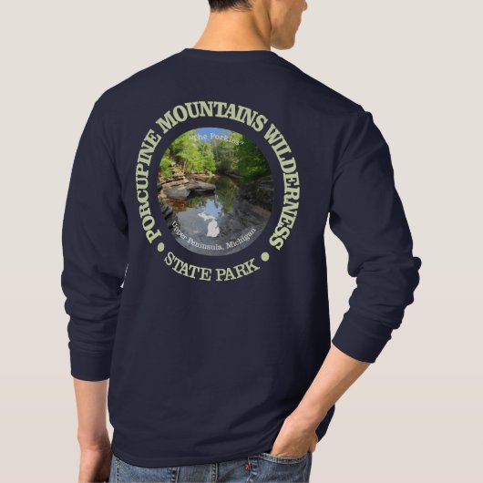 Porcupine Mountains Wilderness SP T-shirt (Achterkant)