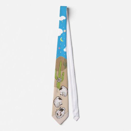 porcupine necktie stropdas (Voorkant)