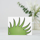 Porcupine Quills Briefkaart (Staand voorkant)