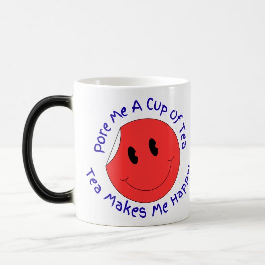 Pore Me A Cup Of Tea Mug Magische Mok (Links)