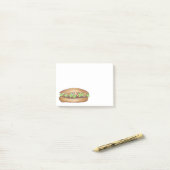 Pork Banh Bahn Mi Sandwich Vietnam Post-it® Notes (Op bureau)