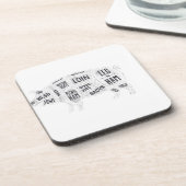 Pork Butcher Chart Bier Onderzetter (Linkerzijde)