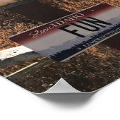 Pork Chop, Fun Pigs, Idaho Funny Signs Poster (Hoek)