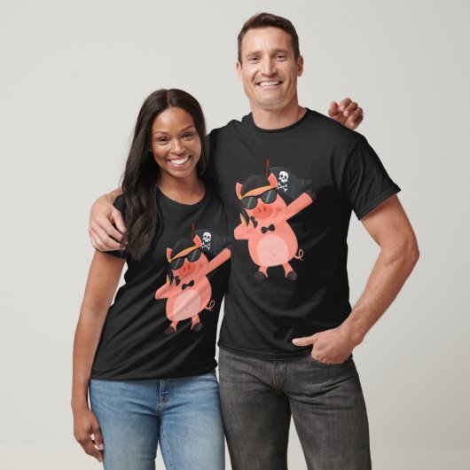 Pork Chop - Funny Pig Animal Pun Karate T-shirt (Unisex)