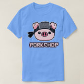 Pork Chop Karate Pig Lover T-shirt (Design voorkant)