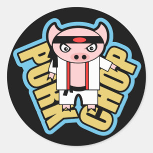 Pork Chop Ronde Sticker