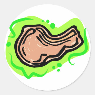 Pork Chop Ronde Sticker