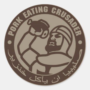 PORK ETIKETTERING RONDE STICKER